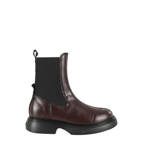 Ganni Everyday Mid Chelsea Boot Patent - NWT
